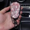 Univerzální diamantový držák na klíče do auta Úložné pouzdro Luxusní křišťálové klíčenky Kryt na klíče Taška Peněženka pro BMW Lada Benz Keychain