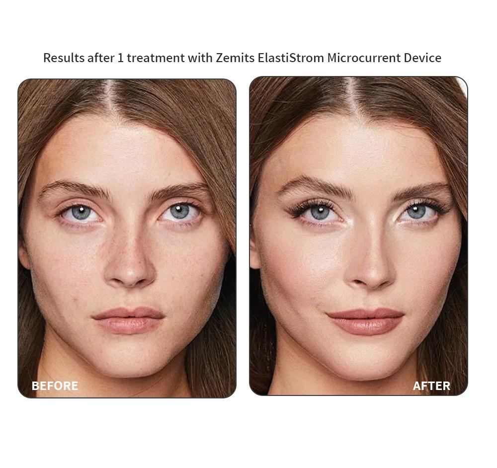 Mikrostrom Handschuhe Paar EMS Gesichtslifting Anti-Falten Gesichtsstraffung Erdungskabel Heimbehandlung