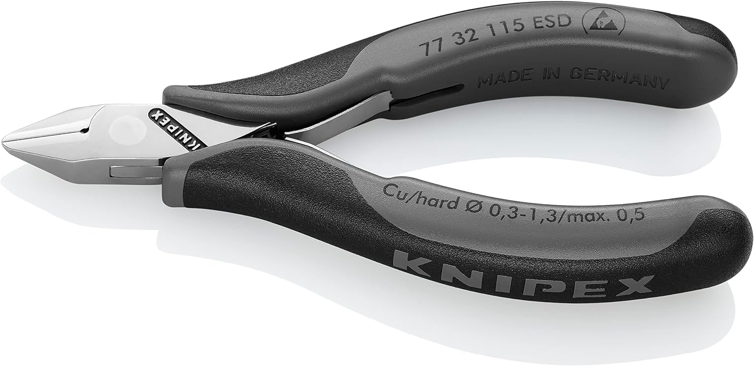 

Knipex ESD Precision Nippers, 115mm, 7732115ESD
