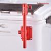 Universal Fishing Tackle Set: 3-Piece Tackle Box with Rod Pod Holder, Fish Keeper, Bait Tray & 4-Piece Umbrella Holder