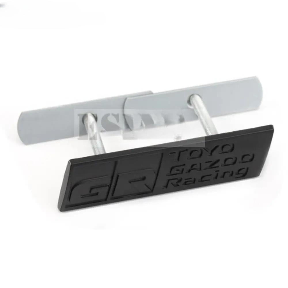 1 Peça Estilo de Carro Gazoo Racing GR 3D Grade Frontal de Carro Emblema de Liga de Zinco Adesivo Emblema de Metal Decalque para Supra AE86 GT86 Corolla