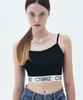 CITYBREEZE Logo Banding Sleeveless Top_Black