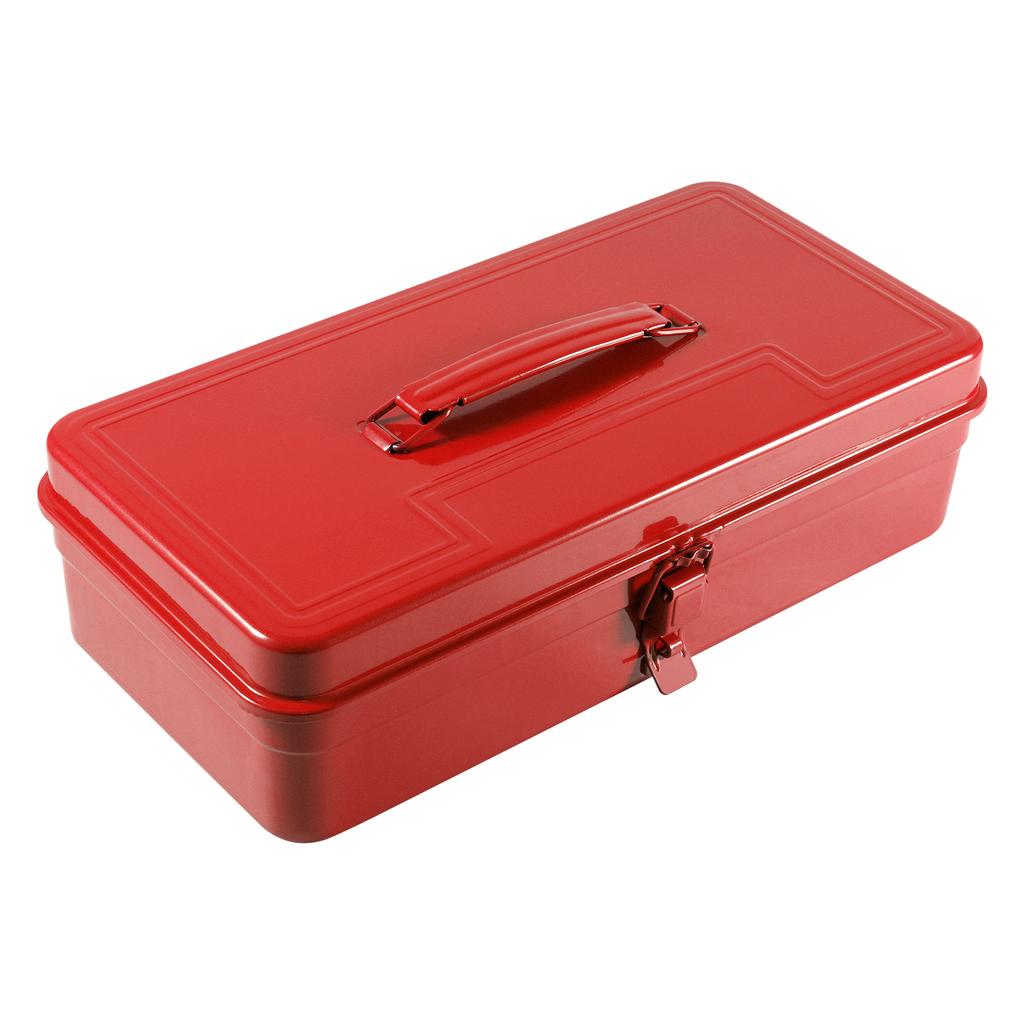 Iron Tool Box Portable Tool Chest with Metal Latch Closure and Handle Multi-purpose Metal Tools Boxes for Household Workshop Car
