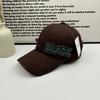 Spring and Summer New Versatile Letter Embroidered Baseball Cap for Men and Women Outdoor Face Small Big Head Circumference Hole Casual Cap