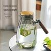 YIHUTEA Heat-Resistant Borosilicate Glass Pitcher with Spout Filter