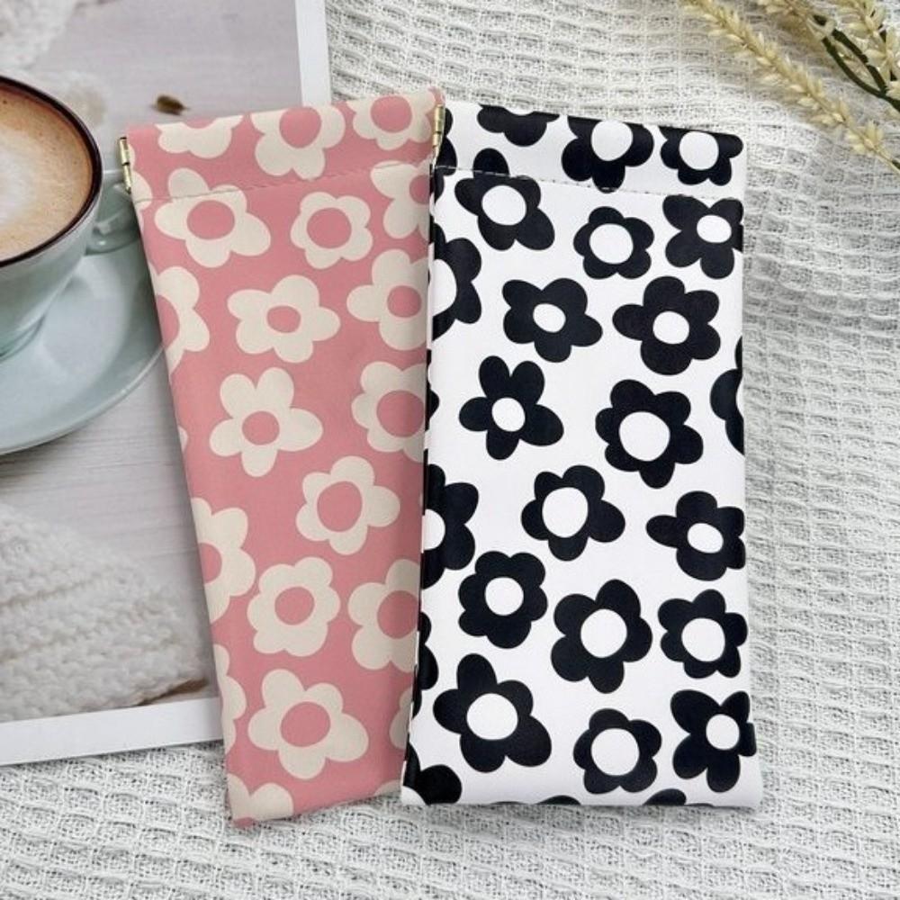 

Automatic Closing Sun Glasses Case PU Leather Glasses Box Eyewear Accessories чорний