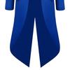 Gentleman Tailcoat Solid Color Long Sleeves Gothic Outerwear Single Breasted Split Tuxedo Coat for Halloween