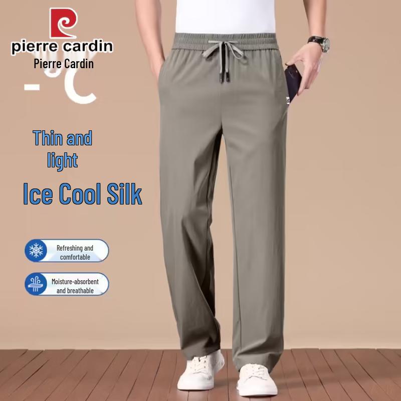 

Мужские повседневные брюки прямого кроя из ледяного шелка Pierre Cardin 4XL
