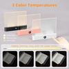 Rechargeable Reading Lamp 3 Color Modes Timer Function LED Book Light Dimmable Clear LED Panel Book Light Reading At Night
