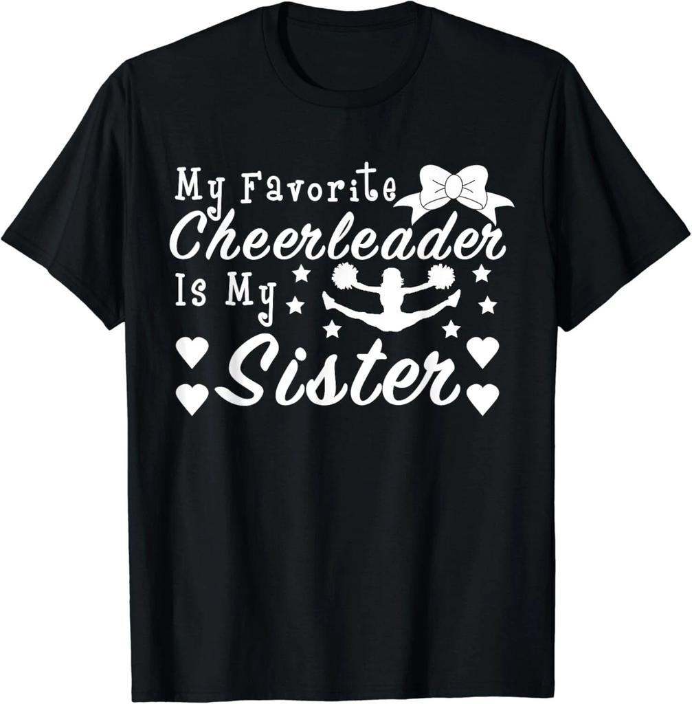 Cheerleading Geschenk _ Mein Lieblings-Cheerleader ist meine Schwester Geschenke Unisex T-Shirt