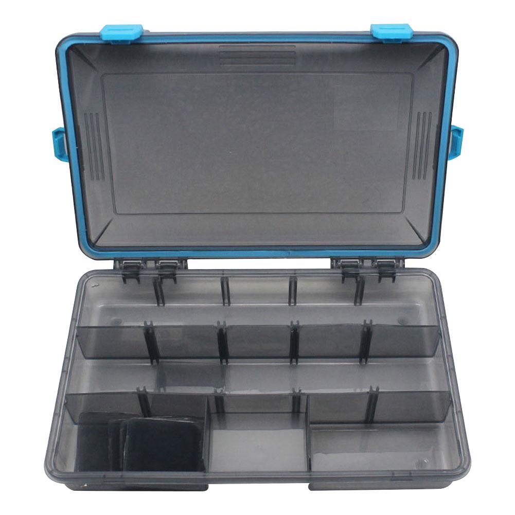 

Portable Fishing Tackle Boxes Waterproof Multi-function Fish Tool Storage Organizer Compartments Removable Dividers Fishing Tool