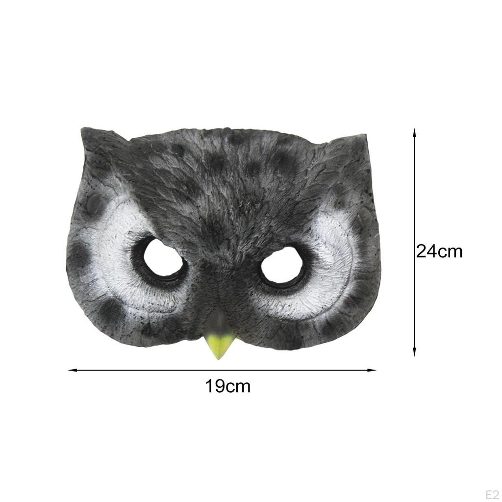 3D Owl Masks Animal Mask Cosplay Clothes Decor Props Fancy Dress Eyemask Half Face for Men
