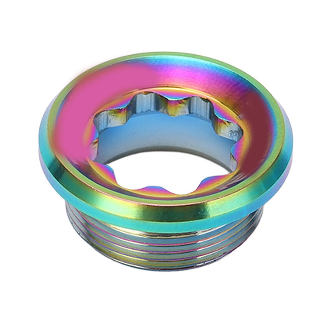 20mm Cycling Crank Cover Screw Aluminum Alloy M20 Cycling Cranket Crank Fixing for Road Mountain Cycle