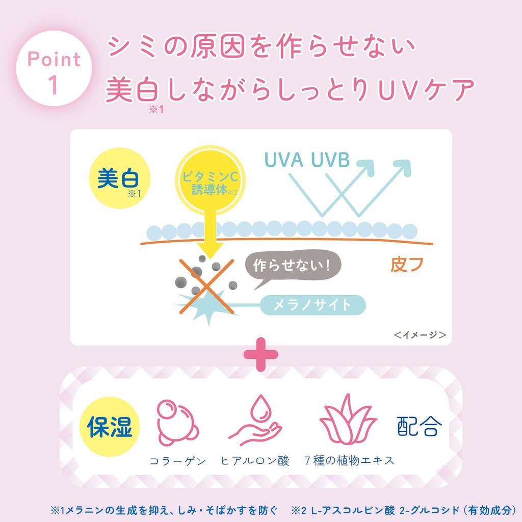 UV Forecast Medicated Whitening UV Cream M UV and Water Resistant Face and Neck Makeup 40g Non-Chemical SPF50+ PA++++ Base, Non-Medicated,