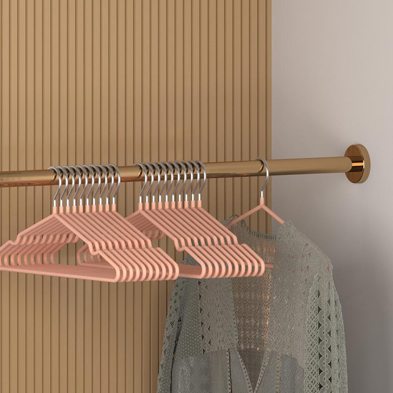 5pcs Clothes Coat Velvet Hangers Non Slip Luxury Flocked Trouser Skirt Hanger 4pcs Closet Storage Hook Clothes Hangers for Adult