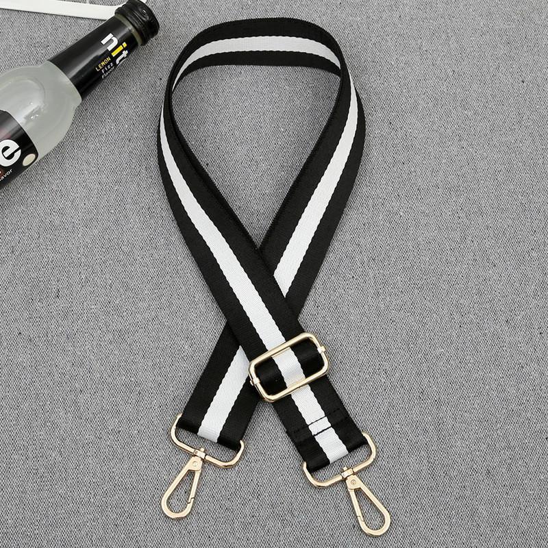 Stripe Shoulder Bag Belt Strap Crossbody Nylon Adjustable Replacement Handbags Straps
