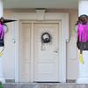 Simulation Crow Wreath Door Hanging Wreath Rattan Ring Horror Party Decoration 45CM