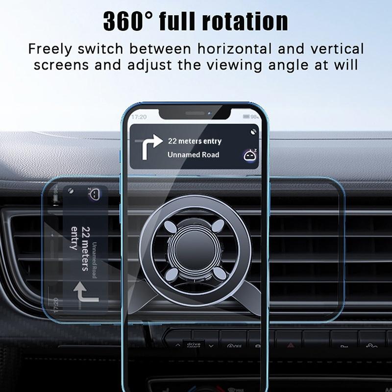 1 Set Uscita Aria Auto Supporto GPS Cellulare Magnetico Supporto per Telefono Auto Decorazione Interni Auto Accessori Fai da Te