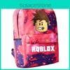 Roblox Pattern School Backpack With Starry Background And Large Capacity For Students
