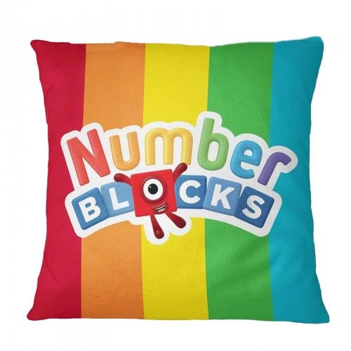 Numberblocks Square Filled Cushion