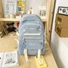 Schoolbag new schoolbag female junior high school Korean version large capacity double backpack primary school students third to sixth grade cute