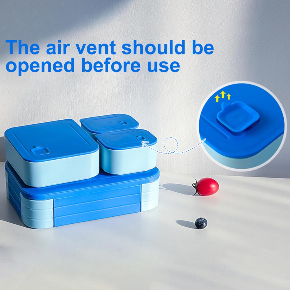 Lunch Box Leak Proof Bpa-free Bento Lunch Box for Adults Kids Multi-compartment Meal Planning Container for Work