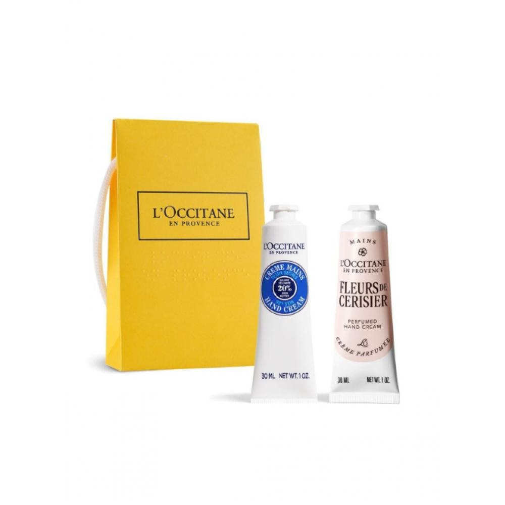 Loccitane Shea   Cherry Hand Cream Duo