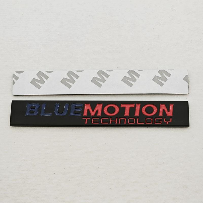3D Metal Car Logo Bluemotion Emblem Car Rear Trunk Badge Fender Side Sticker Auto for VW Accessories NG5