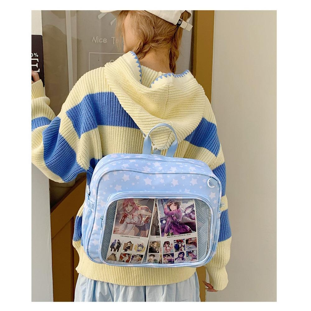 New Japanese Girls' Cute and Sweet Ulzzang Ita Bag Y2K Backpack Daily Commuting Comic Exhibition Single Shoulder Crossbody Bag