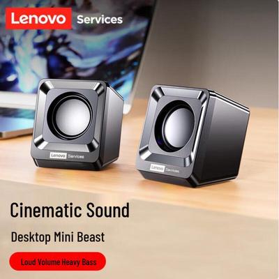 Lenovo A01 Wired Mini Desktop Speakers CN Plug (adapter Included)