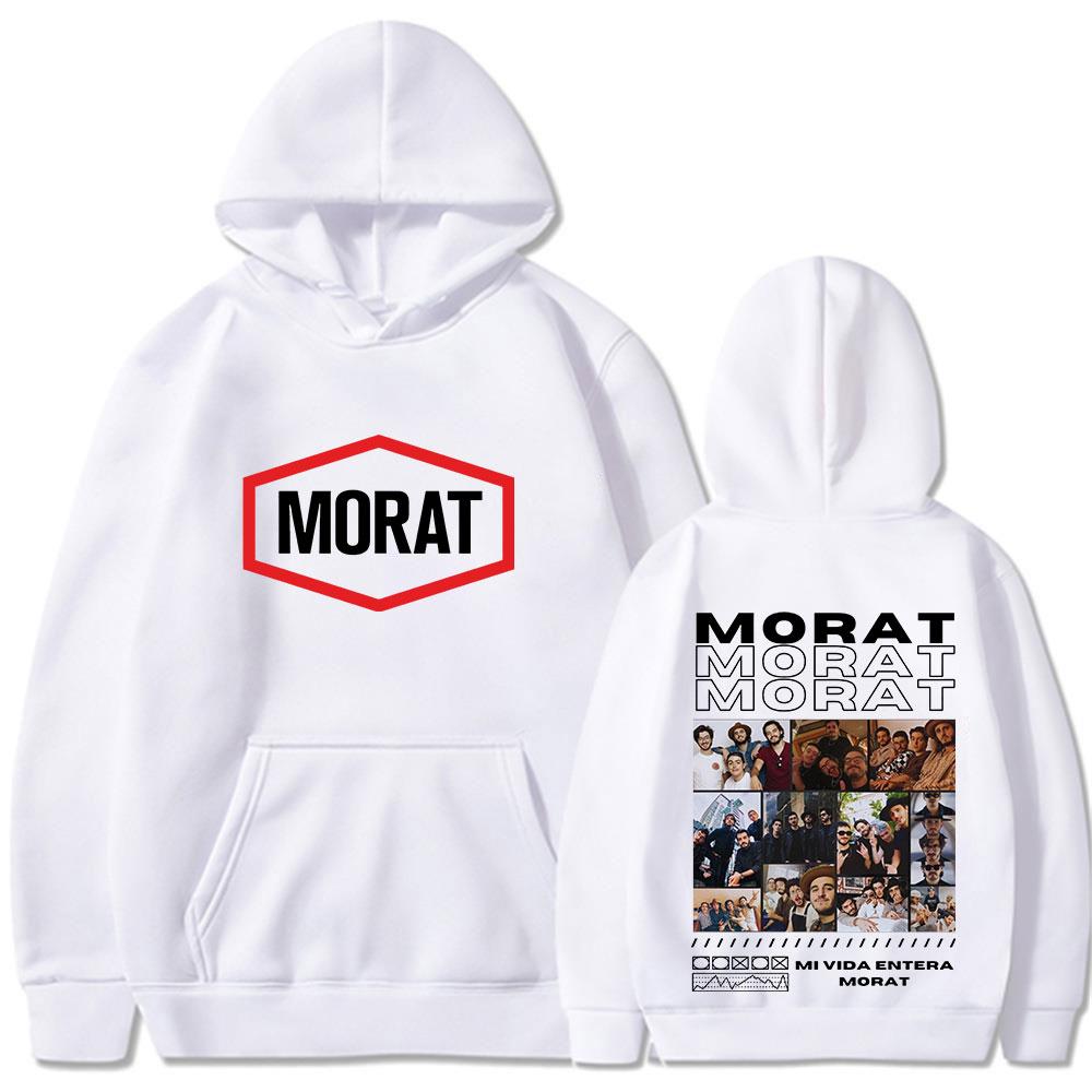 Morat Rockband Grafik Hoodies Herren Damen Kleidung Hip Hop Mode Übergroßes Sweatshirt Lässige Kapuzenpullover Jacke Streetwear