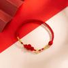 #1 Stück Einfaches Neujahrs Ruyi Knoten Kupfermünze Geflochtenes Armband Für Frauen Klassisches Chinesisches Knoten Design Armband Party Schmuck Geschenke