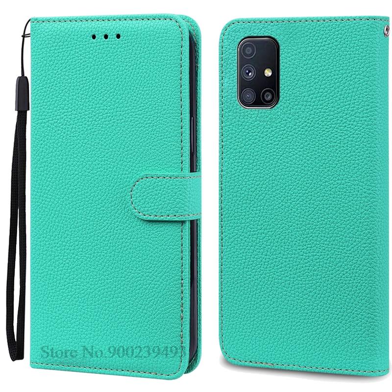For Samsung M51 Case Soft Silicone Wallet Leather Flip Case For Samsung Galaxy M51 Case M 51 Stand Book Cover Coque Fundas