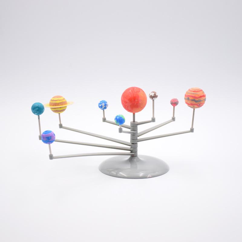 Handmade Solar System Model Toy for Primary Students: Eight Planets Celestial Instrument