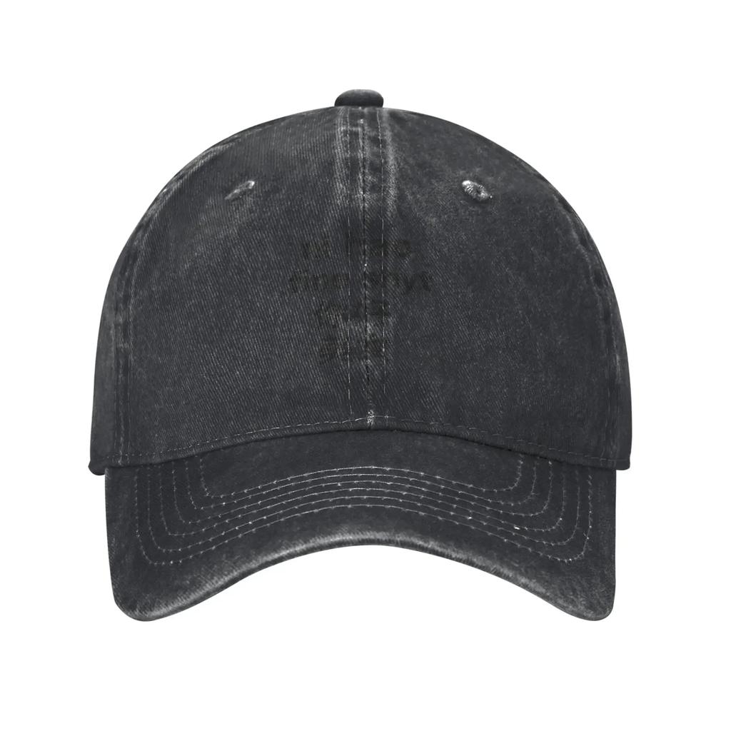 Ni Hao Fine Shyt Washed Baseball Cap  Classic Sun Trucker Hat Summer Female Male Kpop Rock Baseball Caps