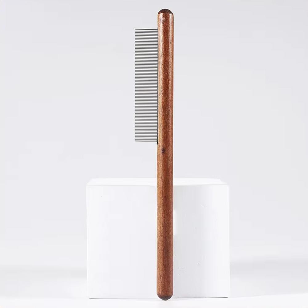 Wooden Pet Comb for Cats Dogs Grooming Tool for Removing Loose Float Hair Flea Removal Facial Cleaning Pet Cleaning Essential
