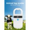 128/256 Records Portable Animal Clip Scanner Pet Microchip Display Screen Scanner Animal Handheld Reader for Animal Management