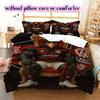 Flamengo football soccer Pattern Bedding,Quilt Set Quilt Cover Pillowcase Home Birthday Gift (1*duvet cover+2*pillowcase,without core)