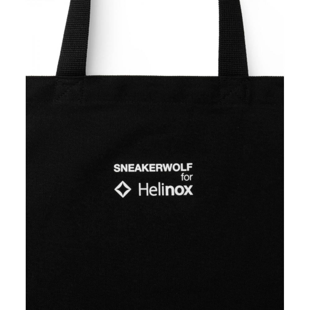 HelinoX [sneaker Wolf X HelinoX] Cotton Tote Bag   Black  30002509