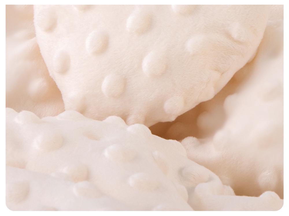 Dicke waschbare Samt-Babydecke für Herbst und Winter, herausnehmbarer Kern, ideal für den Kindergarten