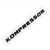 3D ABS Kompressor Letters Car Rear Trunk Fender Emblem Badge Car Sticker Decals For Mercedes C230 C200 C180 SLK CLK 200k SL CLS