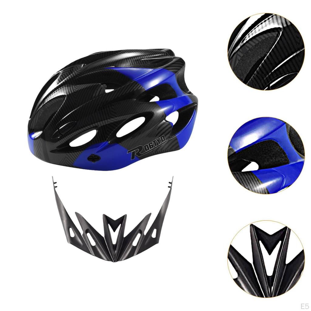 Bike Helmet Breathable Adjustable Bicycle for Biking Riding Bicycling Orange