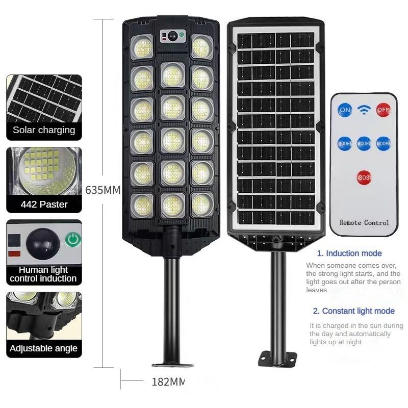 5W Haushalt LED Hof Wasserdicht Straßenlaternen Außenbeleuchtung Induktionsleuchten Integrierte Solarlampe