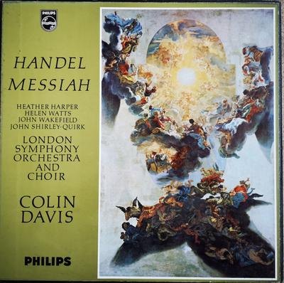 LP Record GEORG FRIEDRICH HÄNDEL , SIR COLIN  - Messiah SAL35846 Philips 1966 UK Classical Used