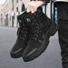 High Top Boots for Men Fashion Camouflage Design Ankle Boots Breathable High Top Canvas Boot Lace-Up Non-Slip Men Platform Boots