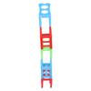 18 Plastic Chairs 4 Glass Cups Set Tumbling Drinking Game for Party Travel Promotions
