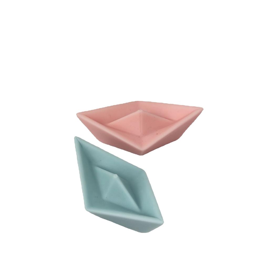 Prayer Ship Silicone Mold 3D Paper Boat Soap Scented Candle Mold Home Decor Craft DIY Cake Decorating Tool