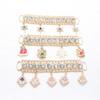 New 1 Piece 105mm Alloy Rhinestone Hanging Accessory Sexy Bikini Connector/luggage Shiny Clothing Wedding Decoration Accessory
