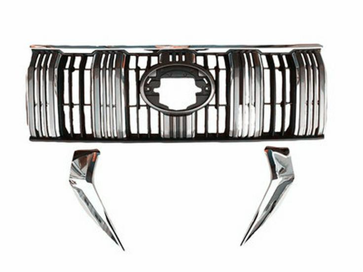 Fits Toyota Prado Land Cruiser 2010-2020: 3.5 Front Grille, 4000 Air Intake Grille, 2700 Middle Grille Modification Parts.