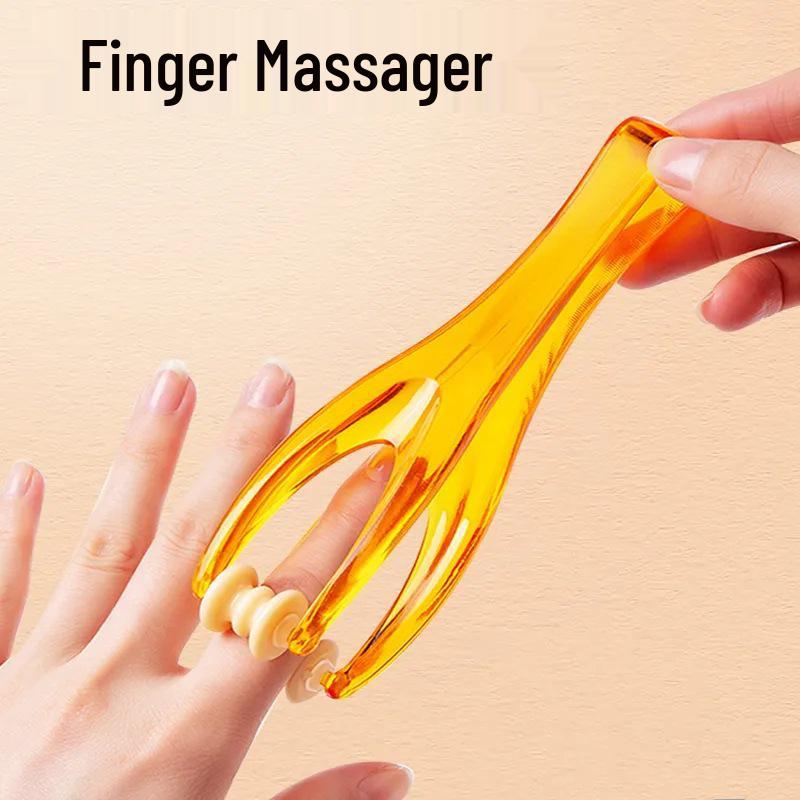 Hand Roller and Finger Massager: Elasticity, Multifunctional Clip for Joint and Hand Massage Bare Package